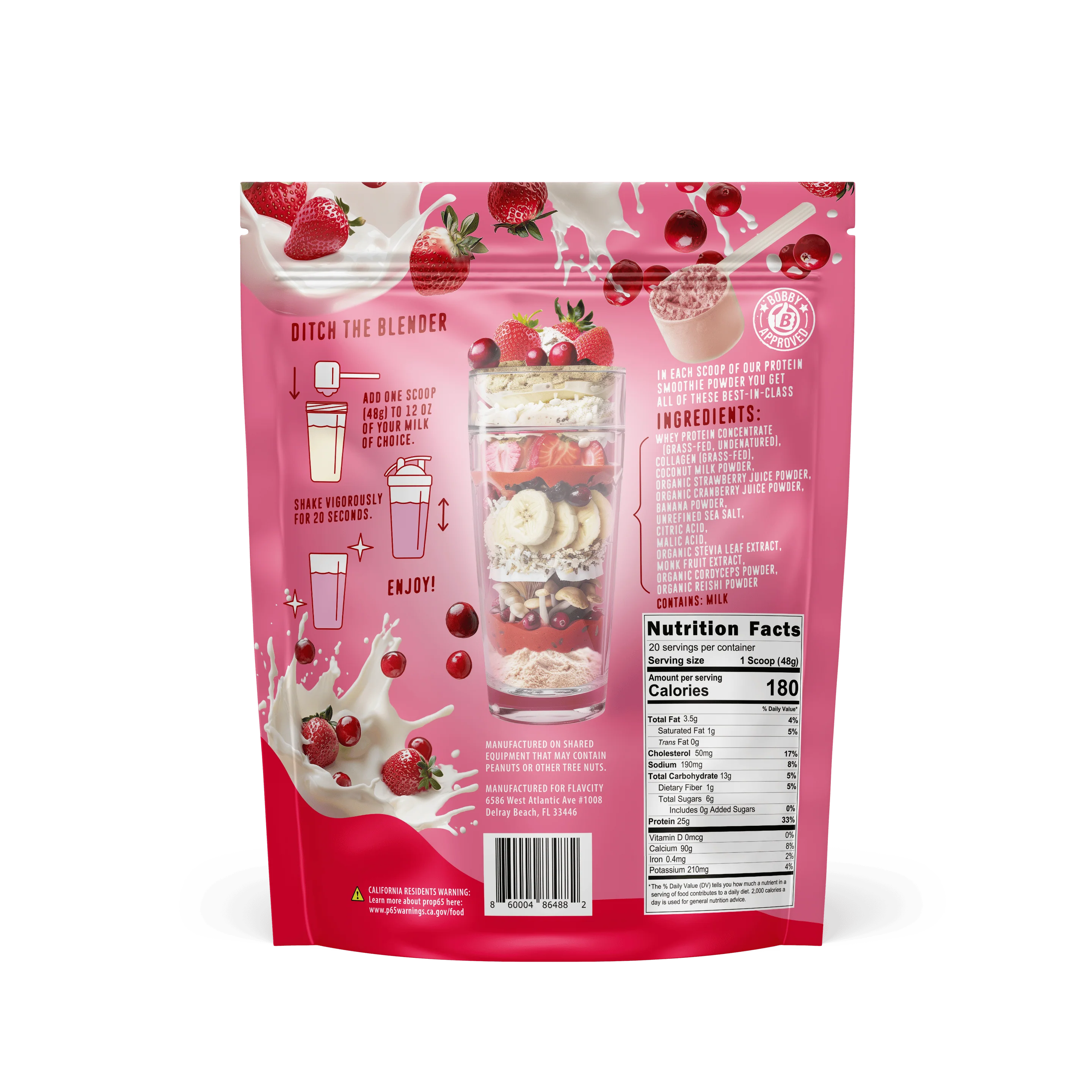 Berries & Cream Protein Smoothie - Image 6