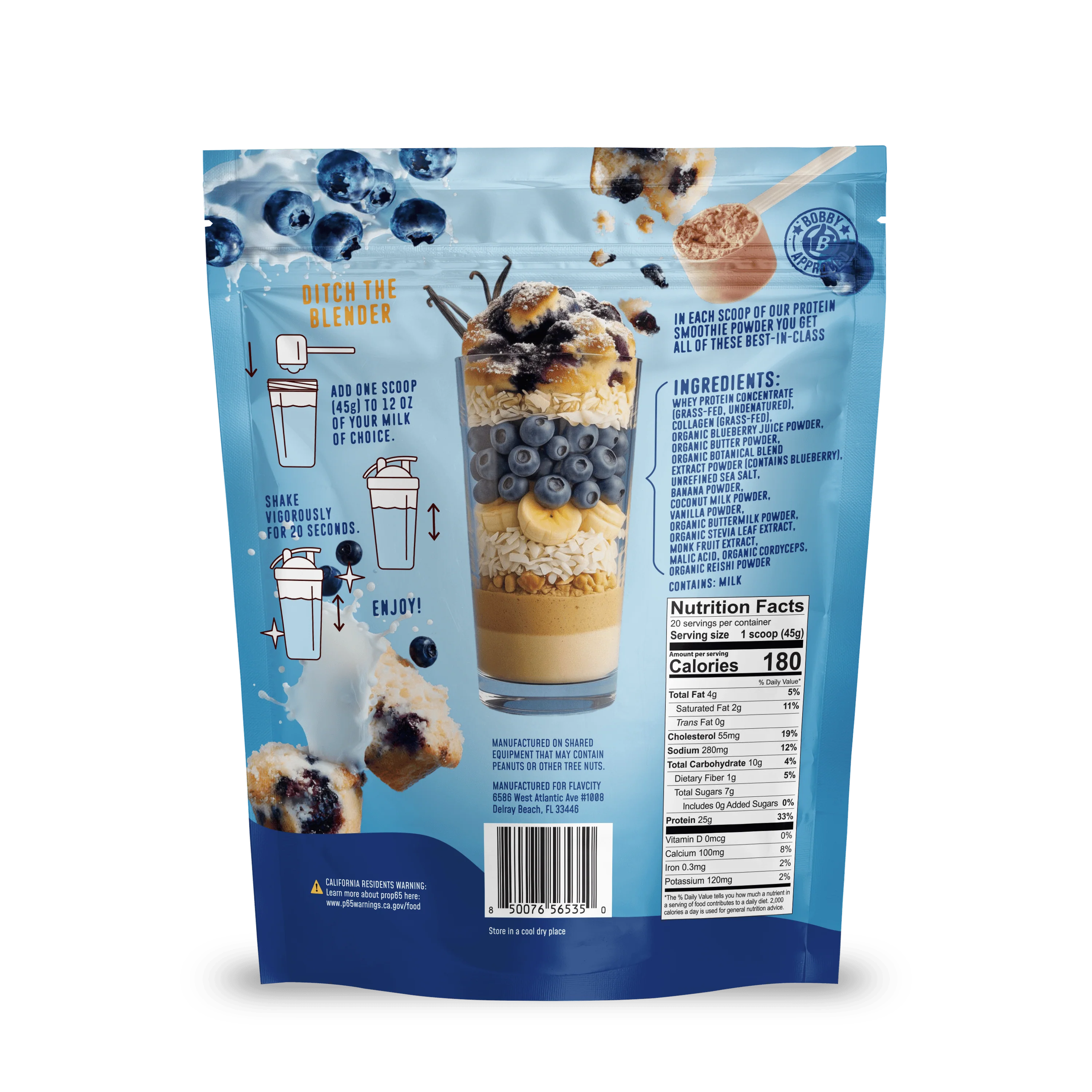 Blueberry Muffin Protein Smoothie - Image 6