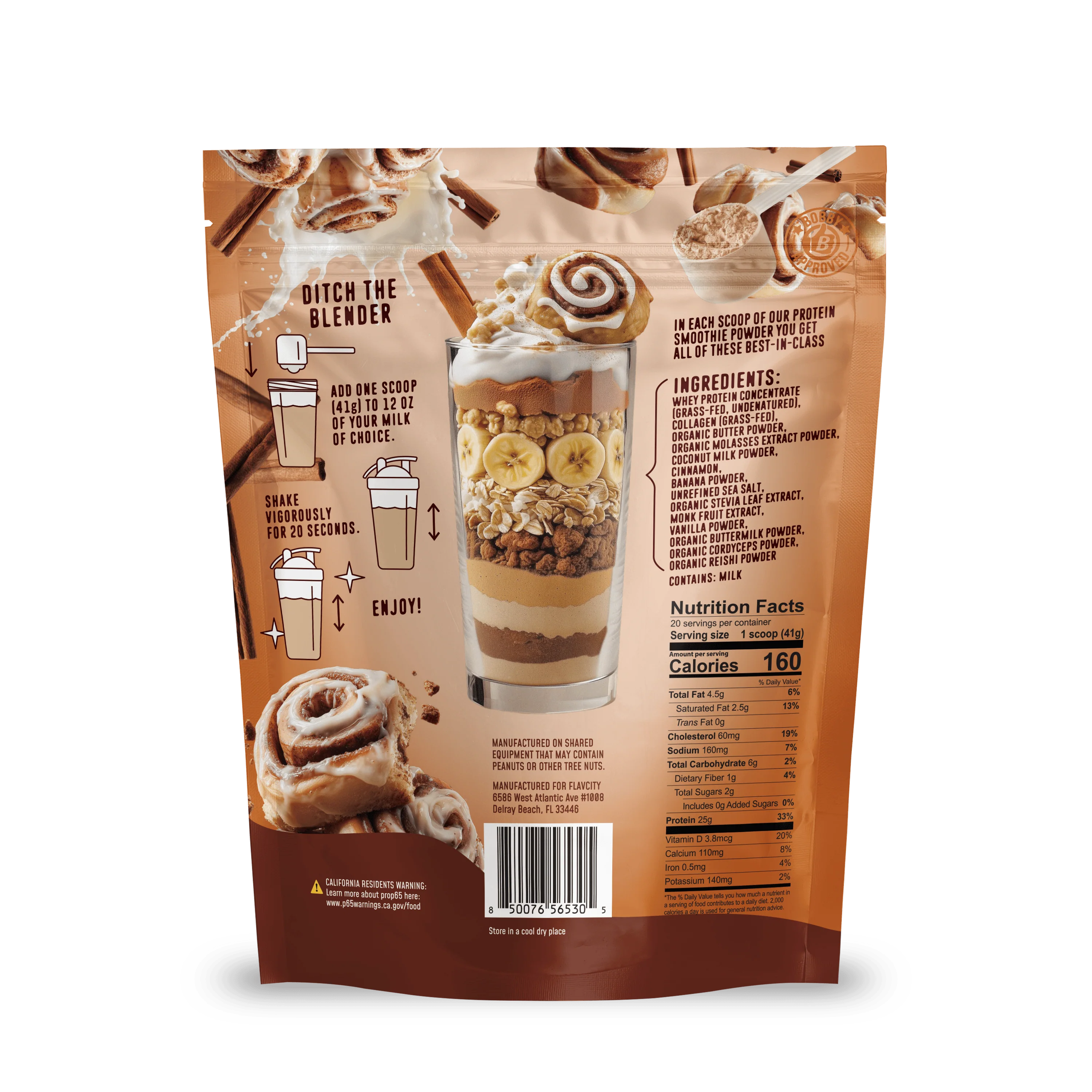 Cinnamon Roll Protein Smoothie - Image 6