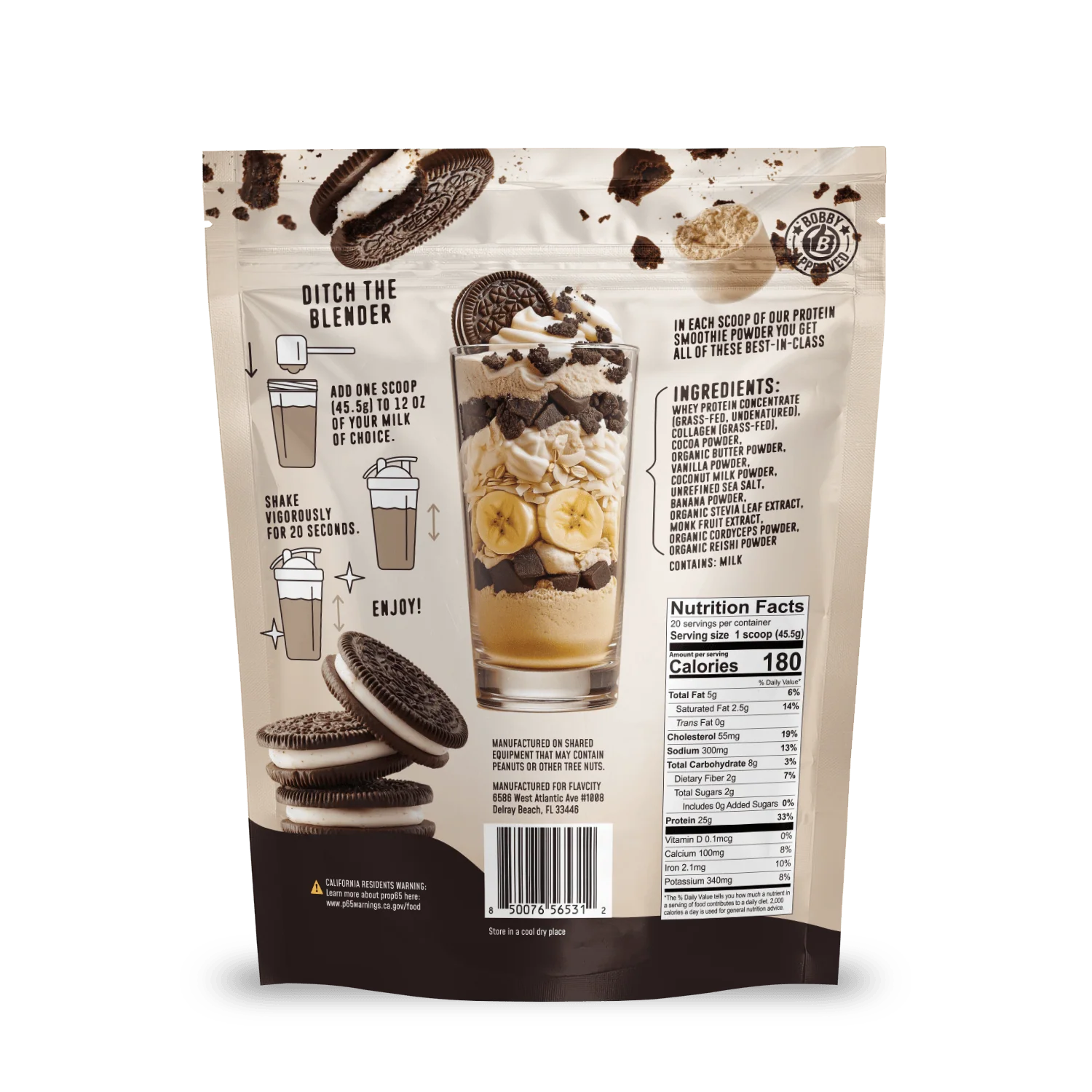 Cookies & Cream Protein Smoothie - Image 6