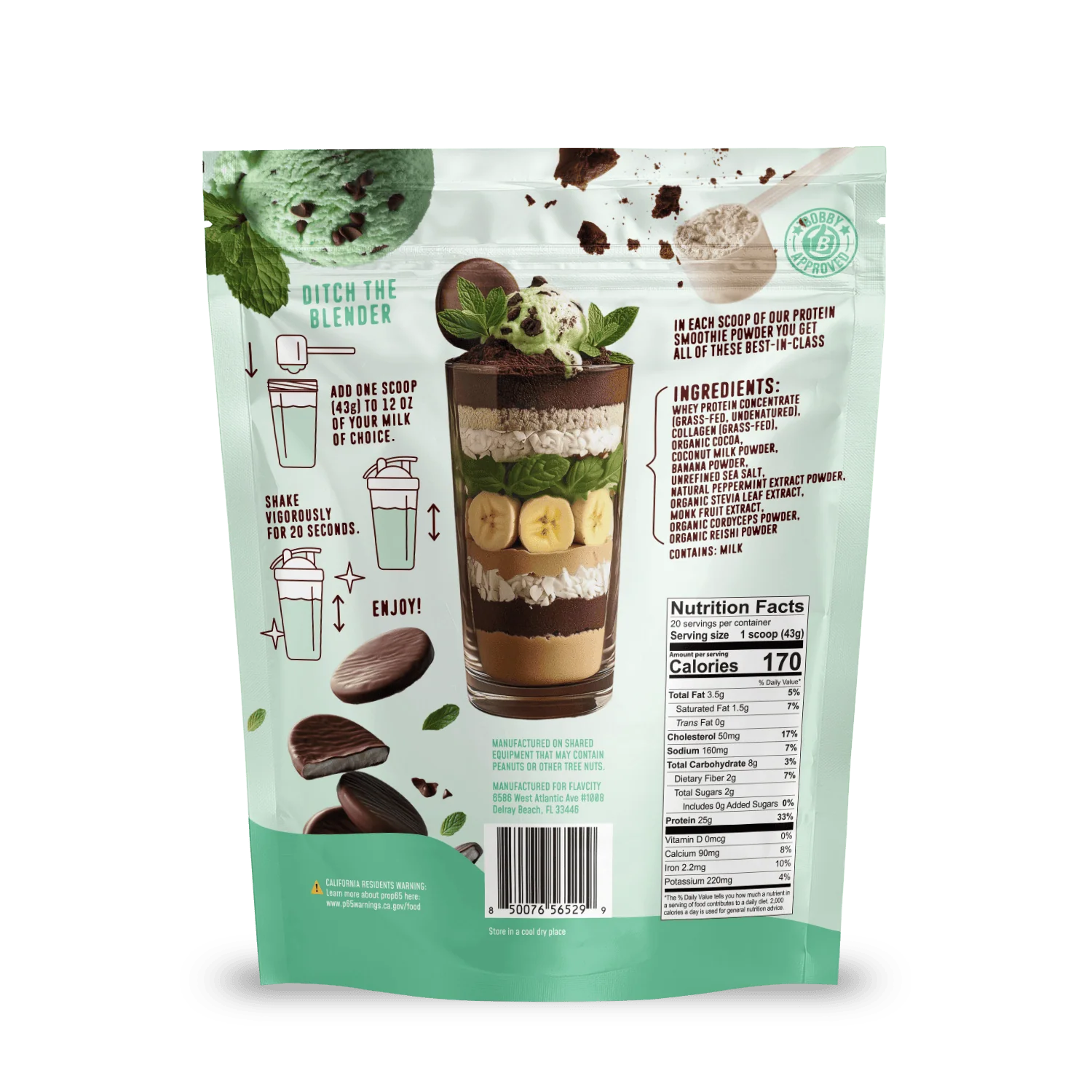 Mint Chocolate Protein Smoothie - Image 6